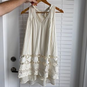 Umgee Off-White Flowy Dress
